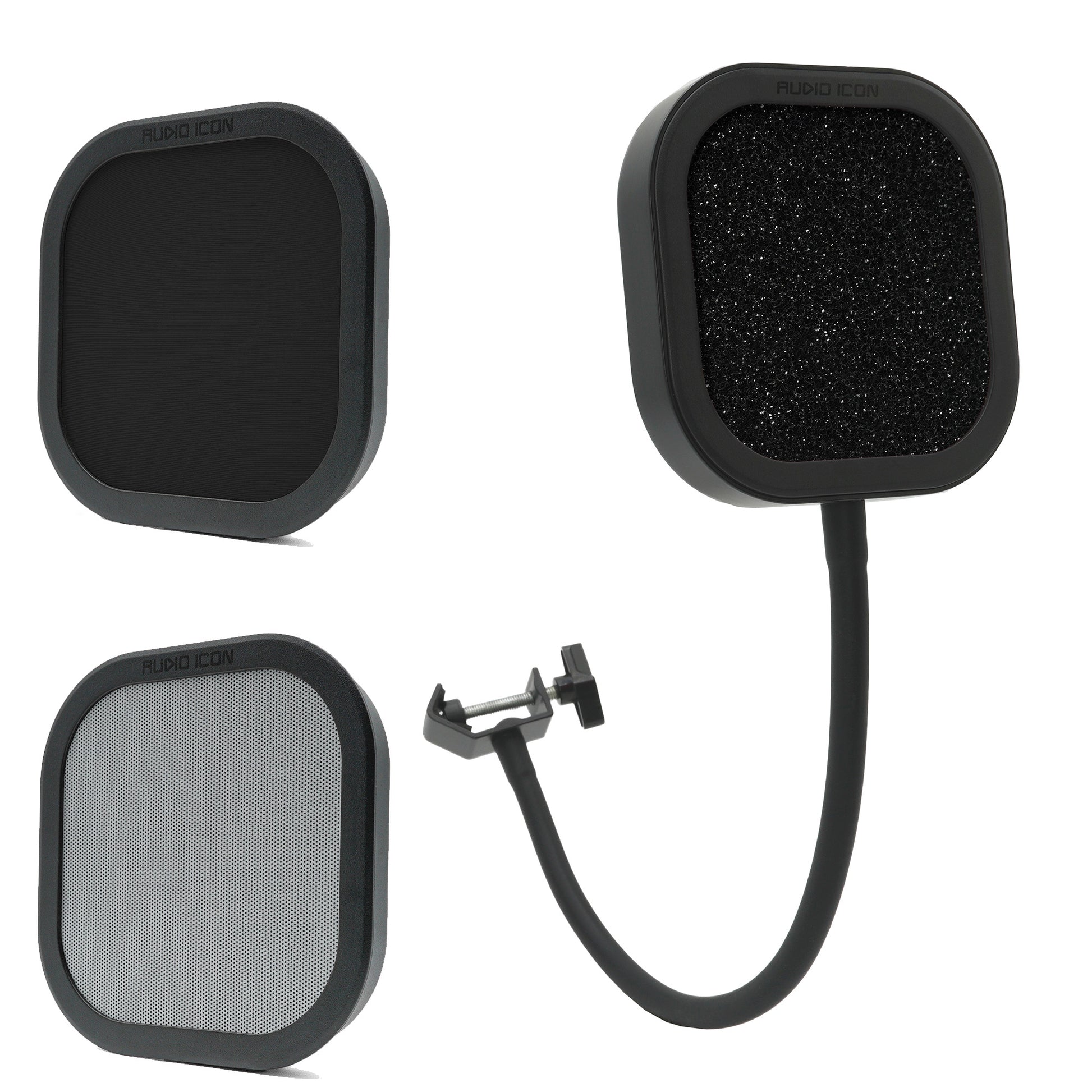 Flex Pro Bundle that shows the Flex Pro and includes Acoustic Foam, Black Mesh, and Metal Pop Filter
