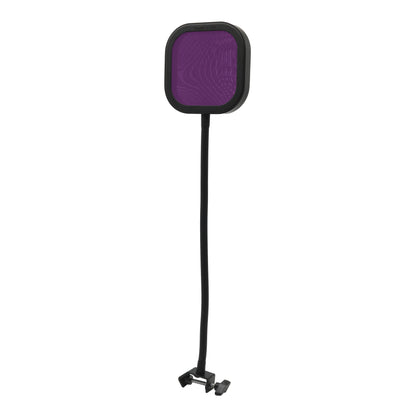 Flex Pro Pop Filter with Purple Pop Shield standing straight