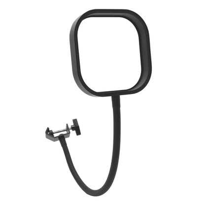 Flex Pro Pop Filter enclosure with no pop  shield bent and showing flexibility