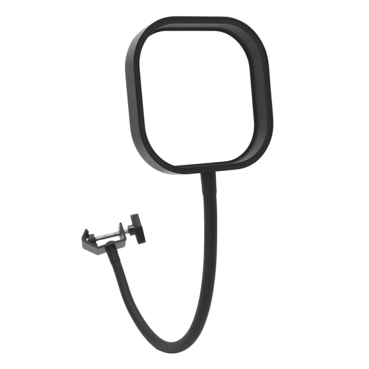 Flex Pro Pop Filter enclosure with no pop  shield bent and showing flexibility