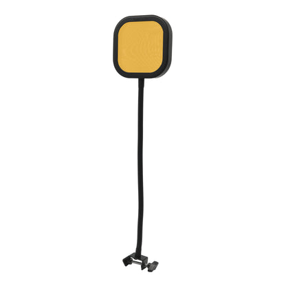 Flex Pro Microphone Pop Filter standing straight with yellow varition
