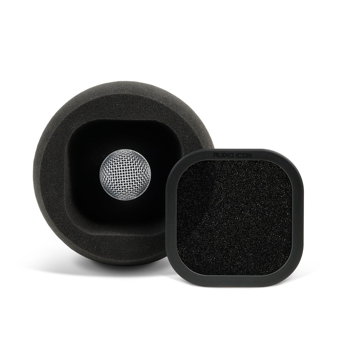 7A Portable Isolation Booth facing the camera with the foam pop filter off showing large chamber