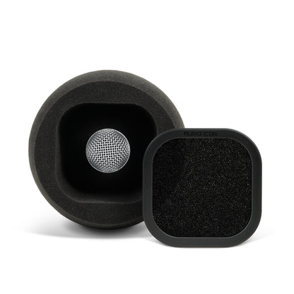 7A Portable Isolation Booth facing the camera with the foam pop filter off showing large chamber