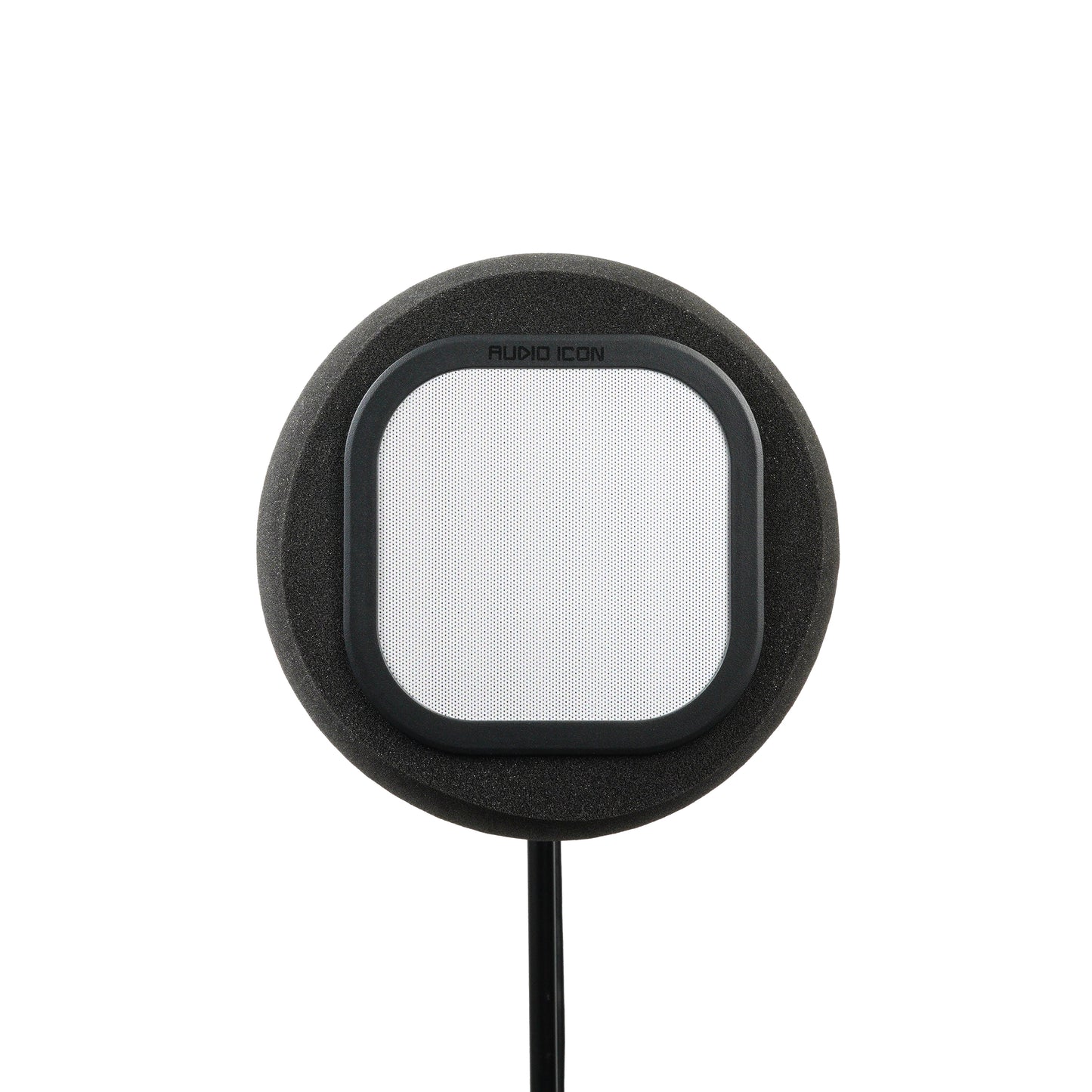 Front facing picture of SoundBox 7B with metal pop filter 