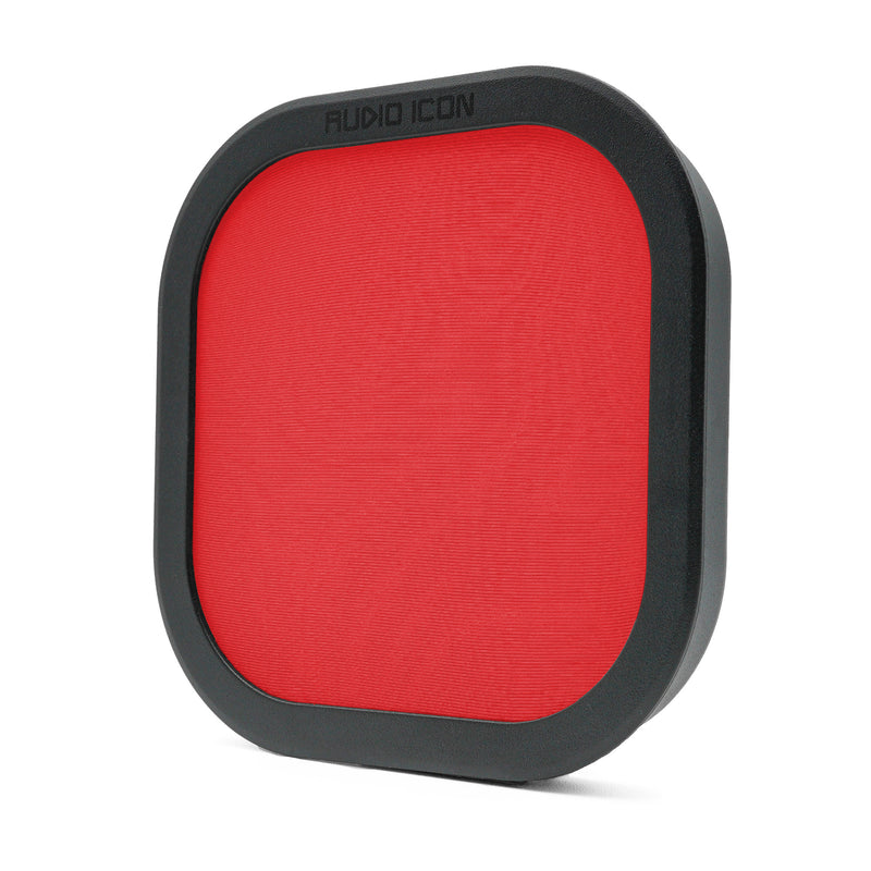 Fire Red Pop Filter