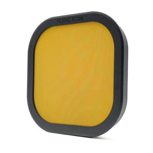 Mustard Yellow dual layer mesh pop filter for Flex Pro Pop Filter and Isolation Booth Foam