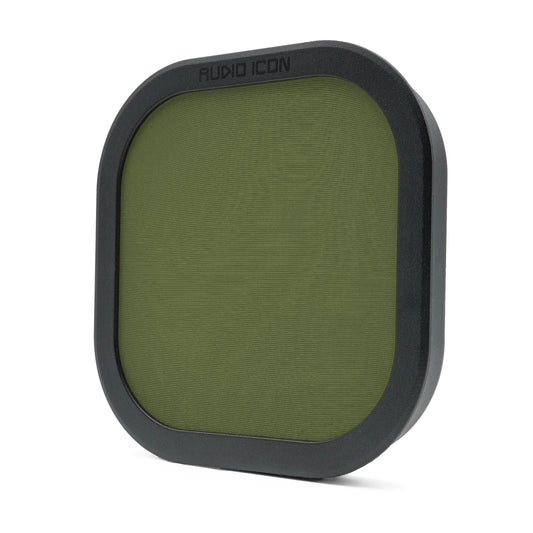 Olive Green dual layer mesh pop filter for Flex Pro Pop Filter and Isolation Booth Foam